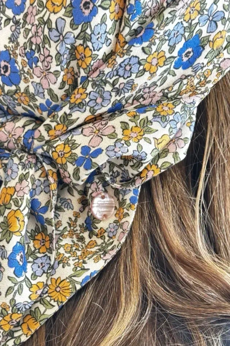 APASZKA/TOP FLORAL MAXI