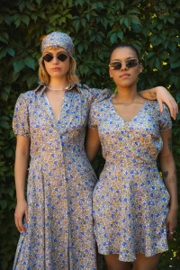 APASZKA/TOP FLORAL MAXI