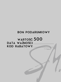 Bon Podarunkowy 500 PLN
